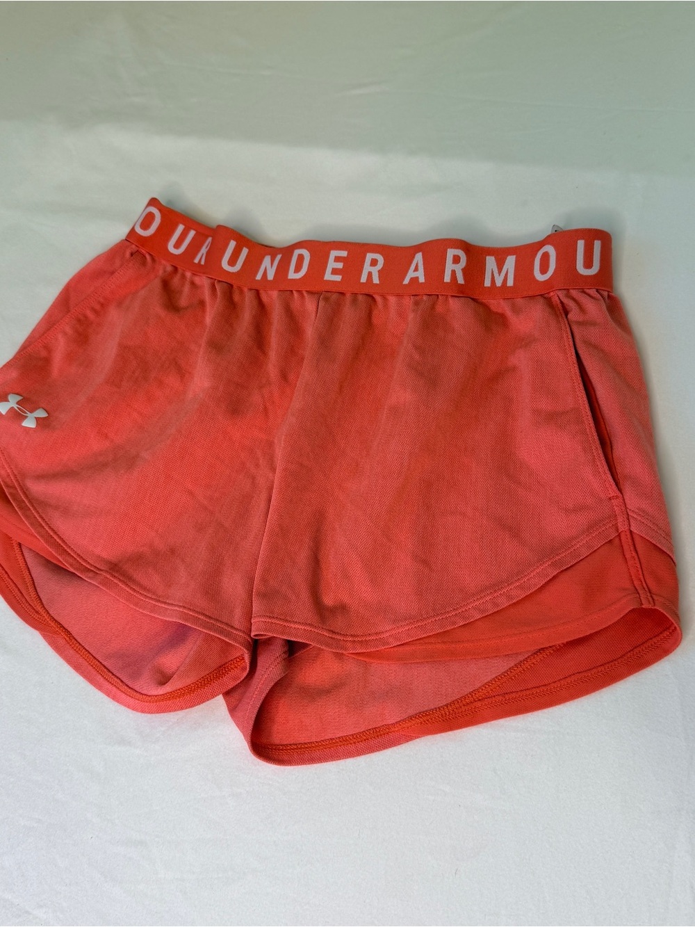 Under Armour Women's Coral-Pink Performance Shorts